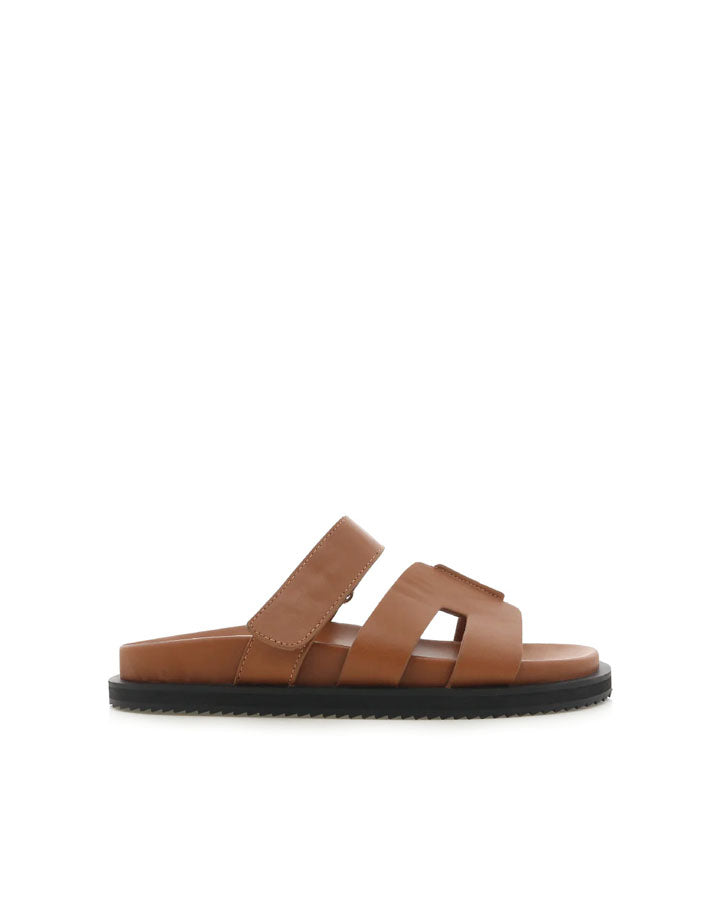 Theon Slide Sandals - Tan