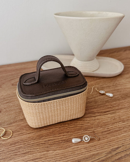 Trudy Jewellery Box - Natural Chocolate