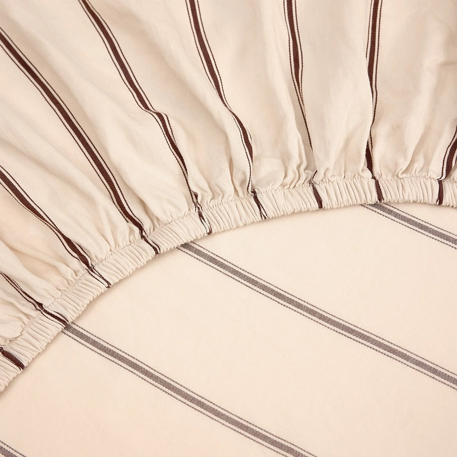 Double Fitted Sheet - Vanilla