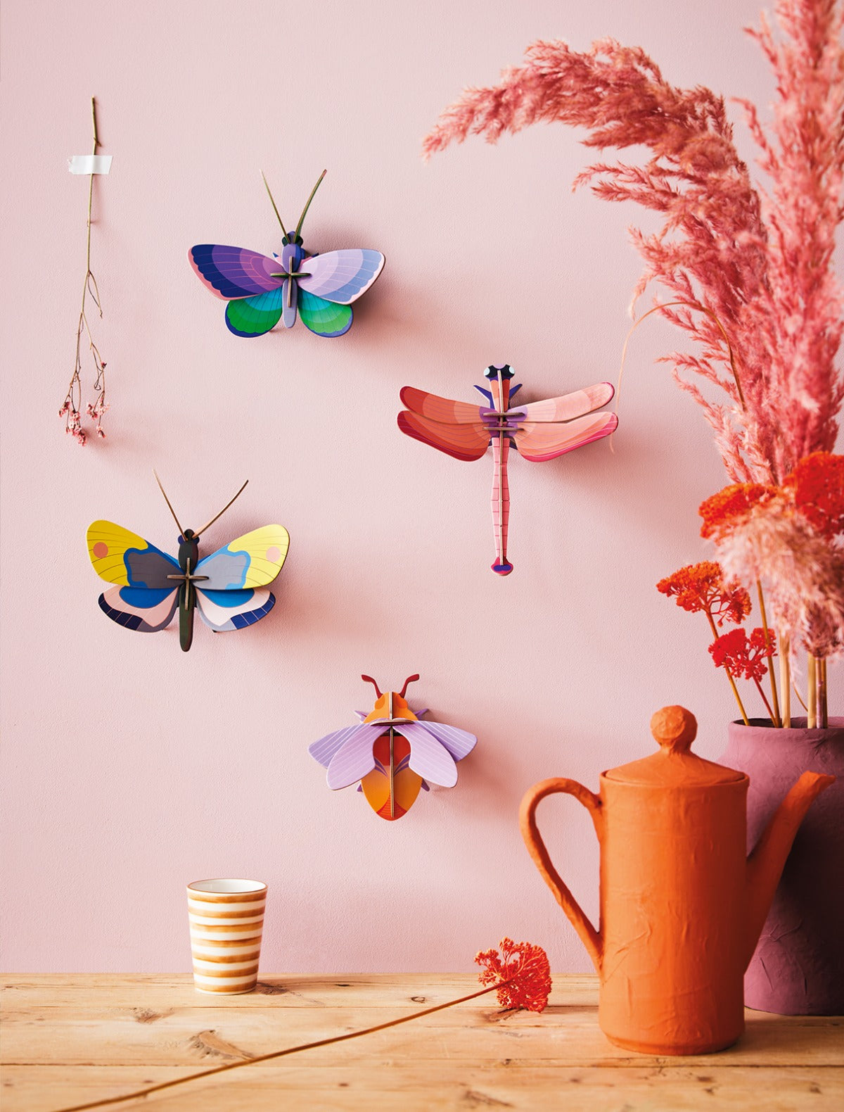 Wall Art Butterflies - Blue Copper Butterfly