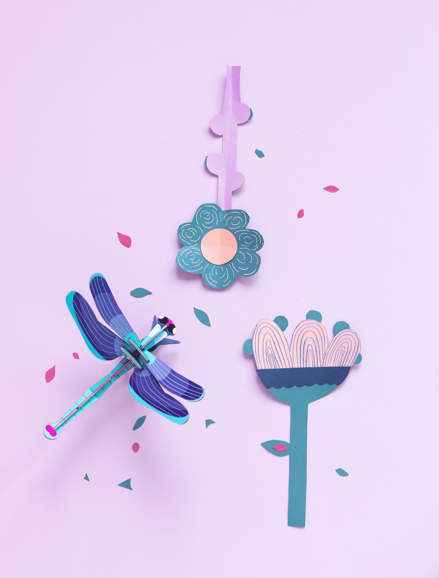 Wall Art Butterflies - Sapphire Dragonfly