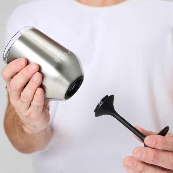 Huski Wine Tumbler - Brushed Stainless