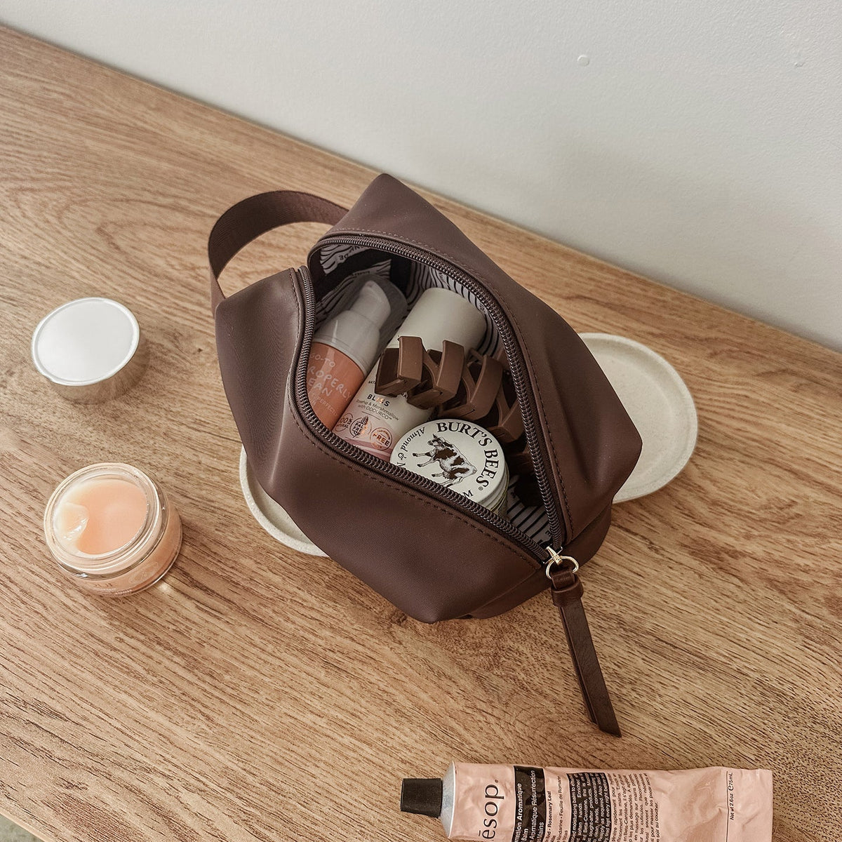 Xena Cosmetic Case - Chocolate