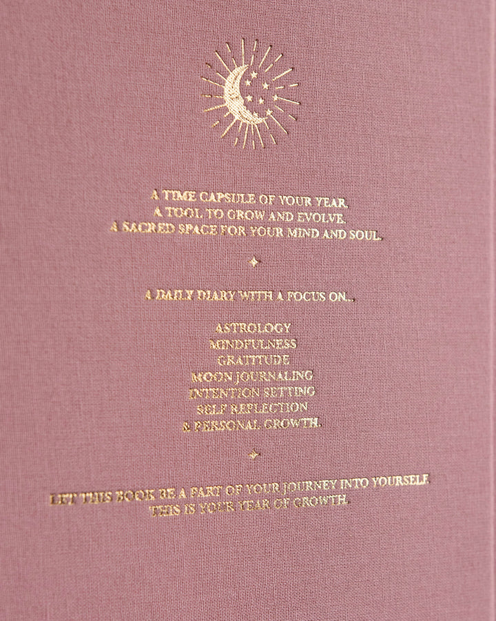 2026 Year Of Growth Book - Vintage Rose
