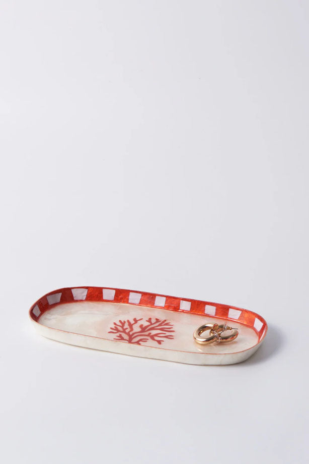 Atlantic Coral Tray Red