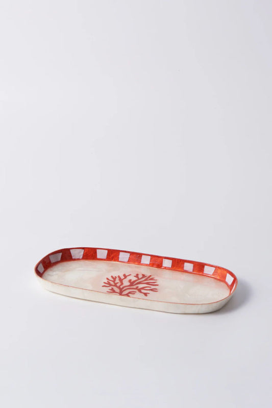 Atlantic Coral Tray Red