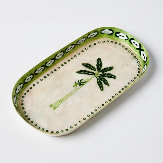 Atlantic Palm Tray - Green