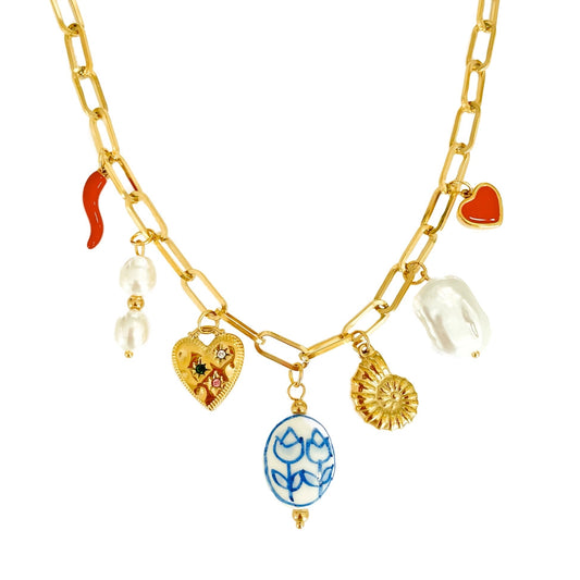 Charm Necklace - Tulip