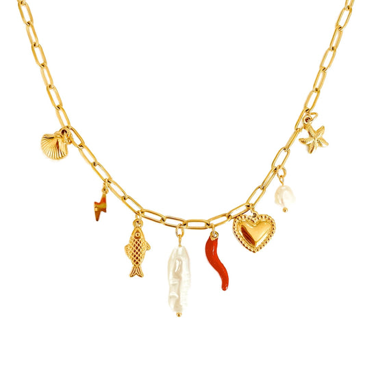 Charm Necklace - Chilli