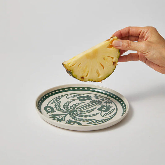 Del Sol Palm Plate - Green
