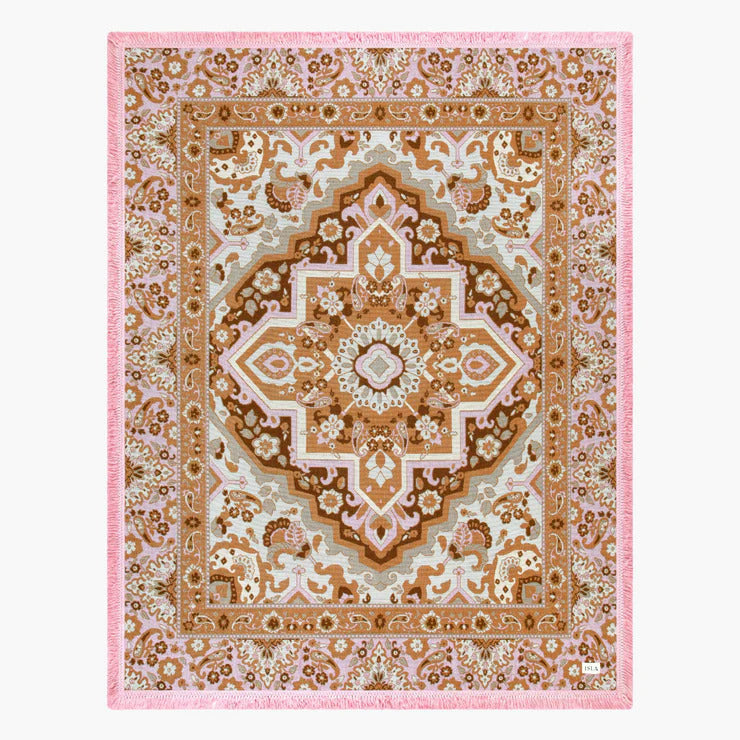 Woven Picnic Rug - Desert Rose