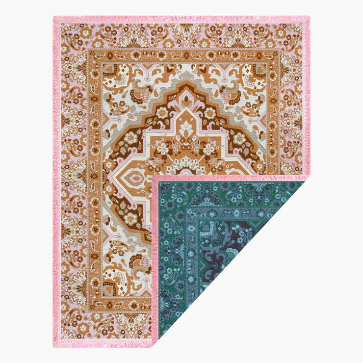Woven Picnic Rug - Desert Rose