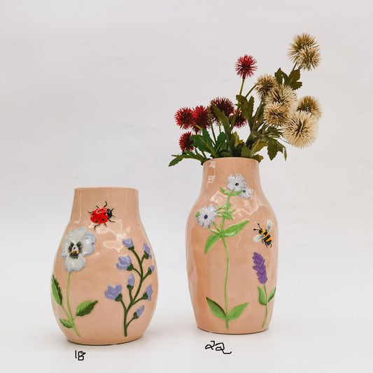 Ella Vase - Pink 18cm
