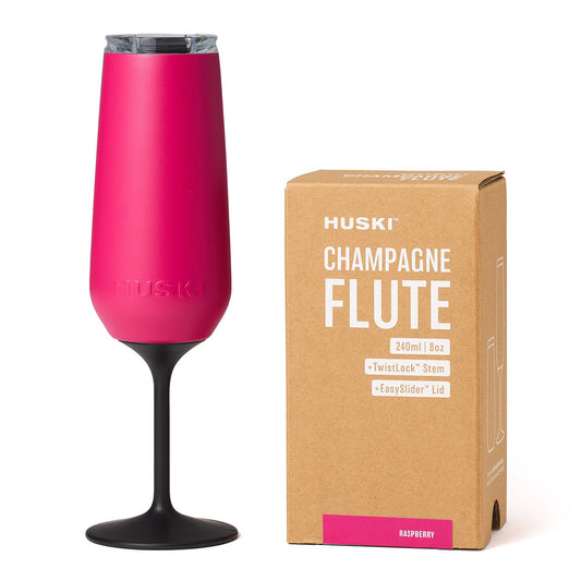 Huski Champagne Flute - Raspberry