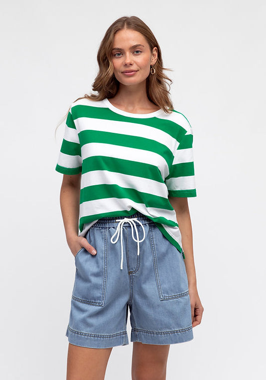 Mirage Denim Shorts - Light Blue