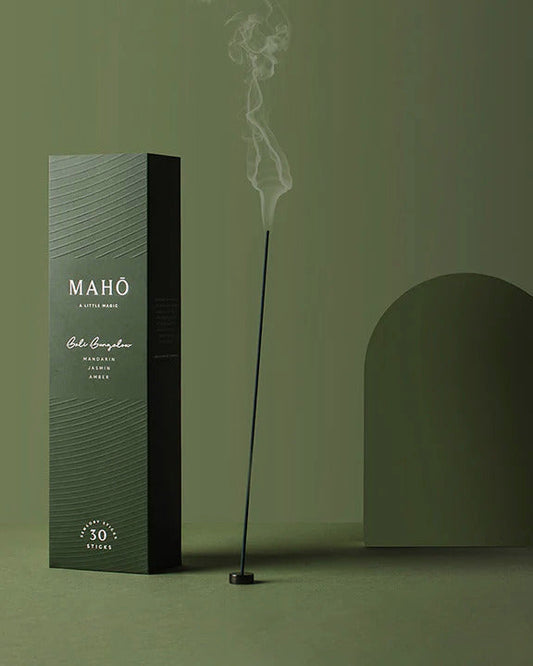 MAHO Sensory Incense Sticks + Burner - Bali Bungalow