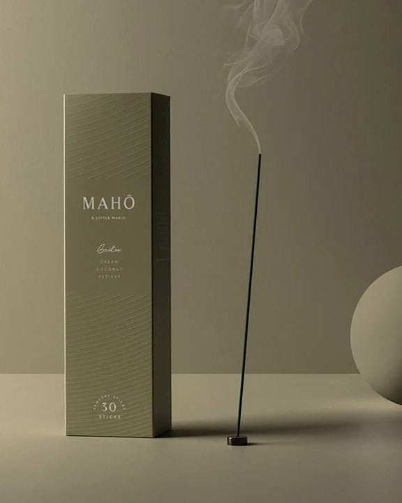 MAHO Sensory Incense Sticks + Burner - Brulee