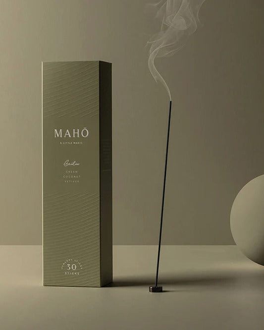 MAHO Sensory Incense Sticks + Burner - Brulee