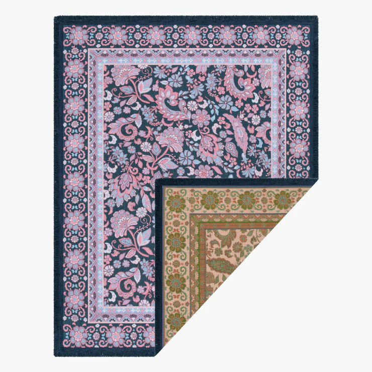 Woven Picnic Rug - Midnight