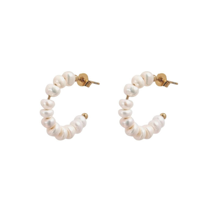 Momi Earrings - Pearl