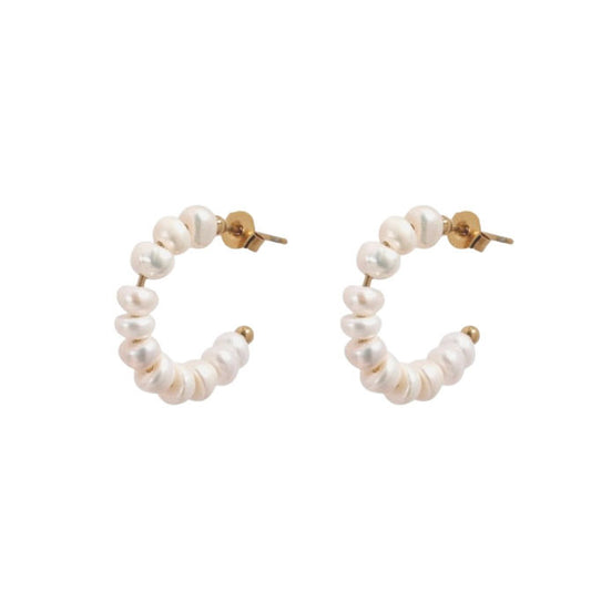 Momi Earrings - Pearl