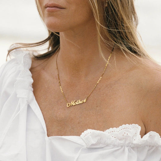 Mother Necklace - 18k Gold Plated