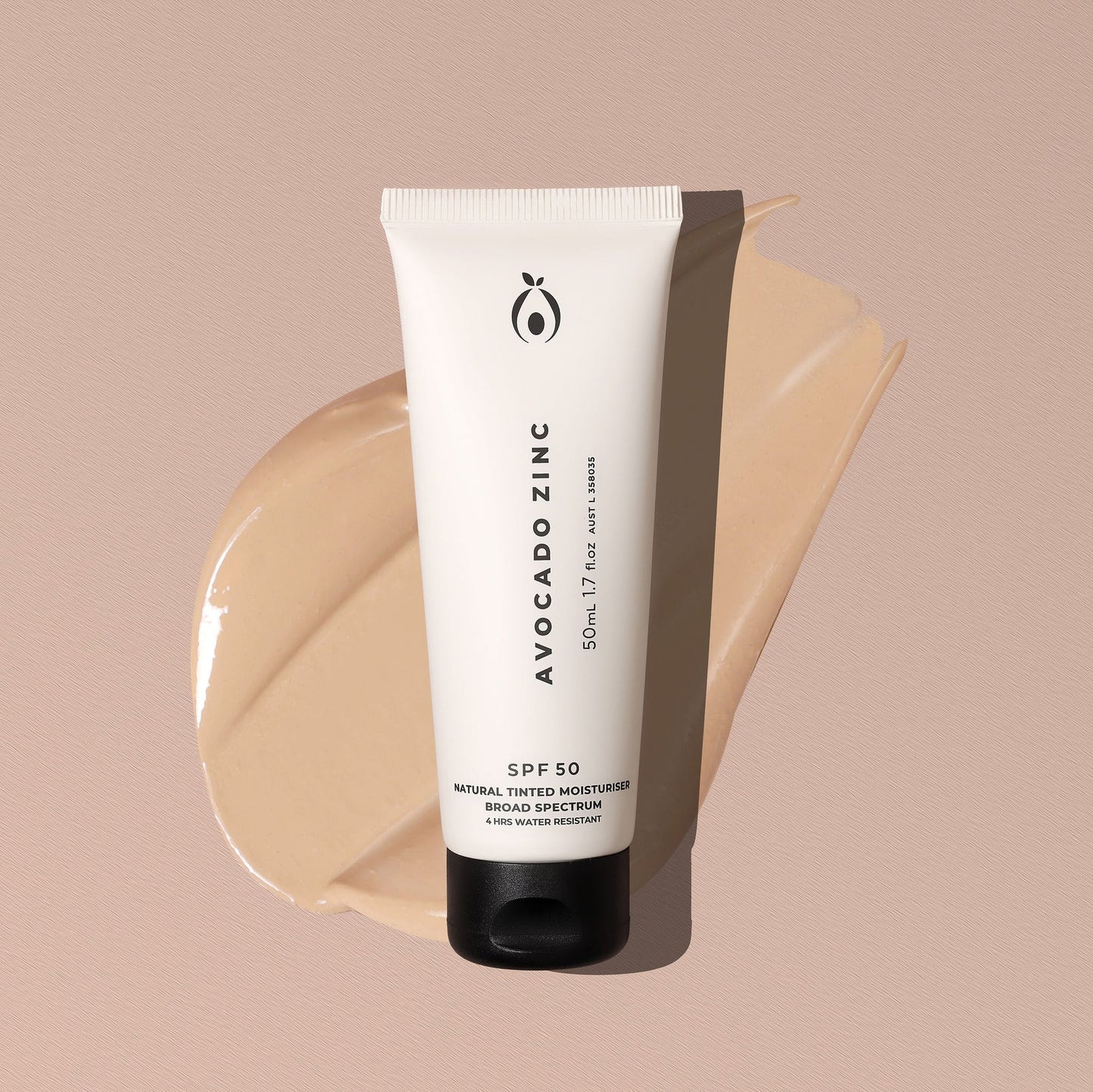 SPF 50+ Natural Tinted Moisturiser - Light 50mL