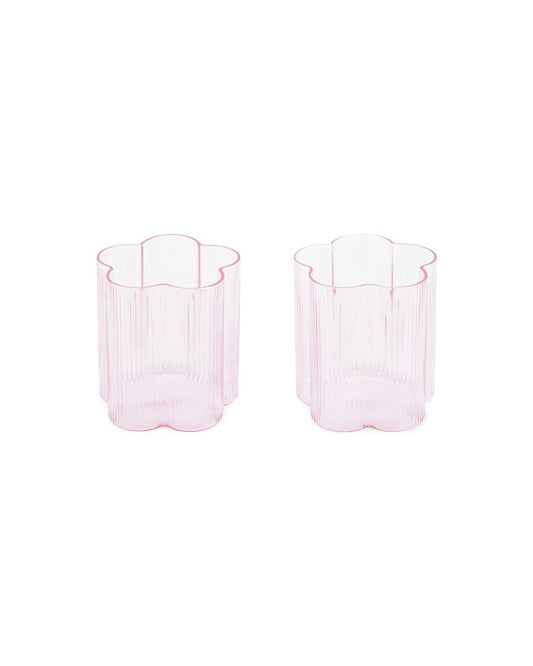 Pink Tumbler Glass