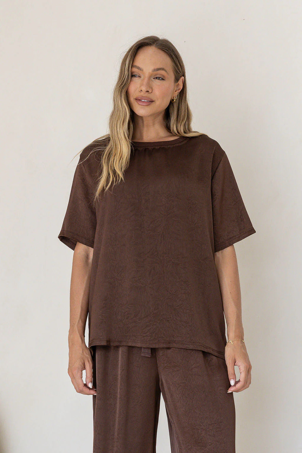 Portifino Luxe Tee - Coco