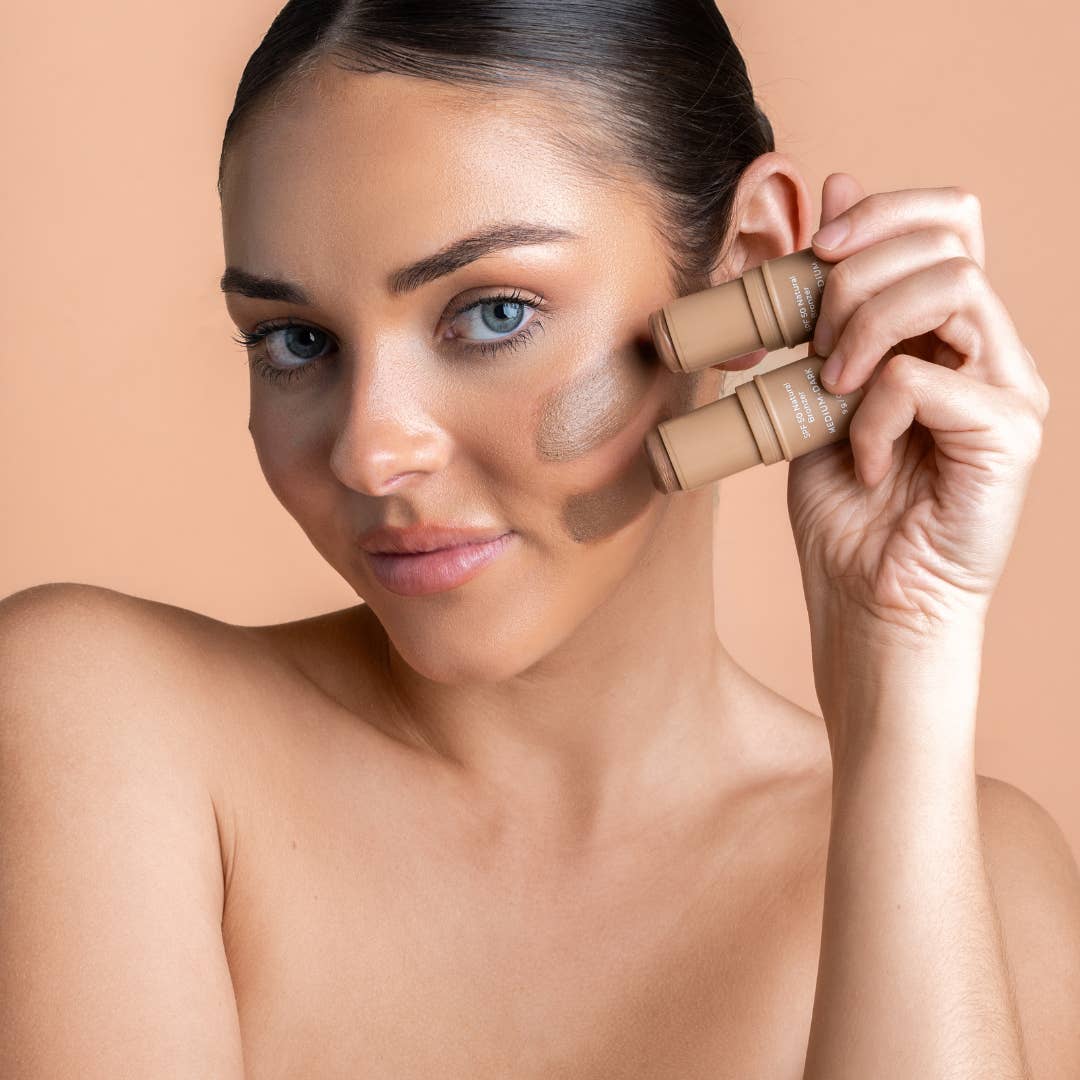 SPF 50 Natural Bronzer - Medium-Dark