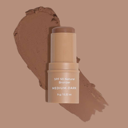SPF 50 Natural Bronzer - Medium-Dark