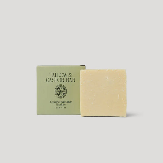 Naked Tallow Castor & Raw Milk Cleansing Soap Bar